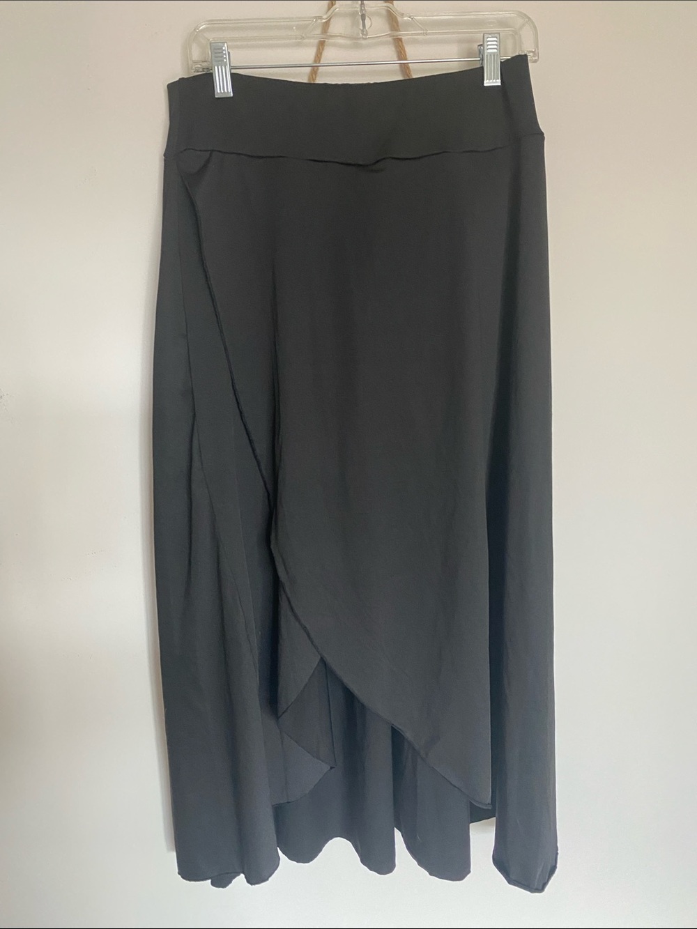 Black Skort Maxi Skirt Ladies Clothes